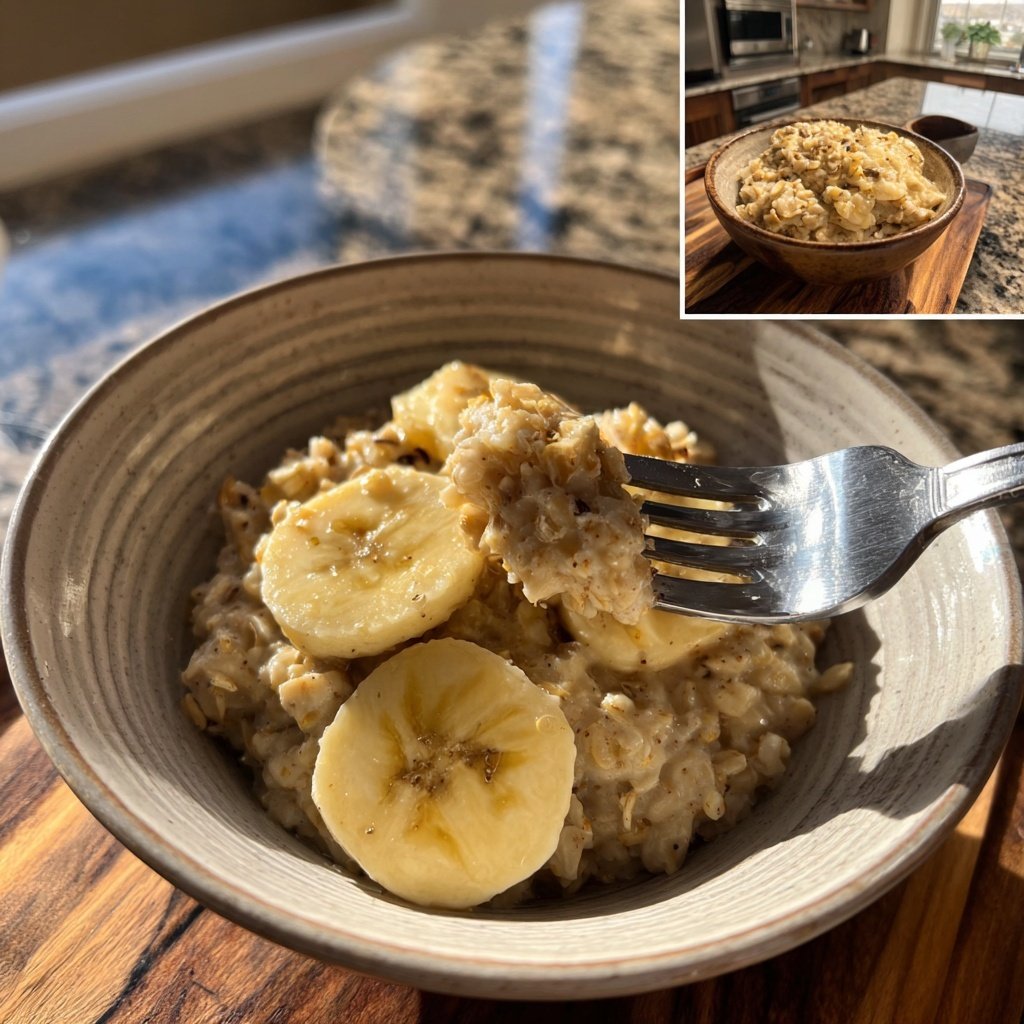 Frühstücksideen mit Banane und Hafer