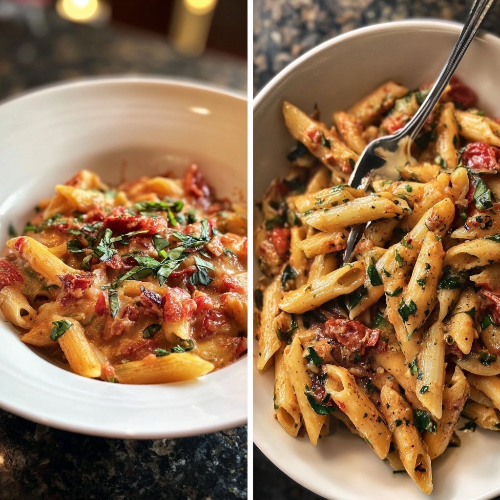 Abendessen mit Pasta