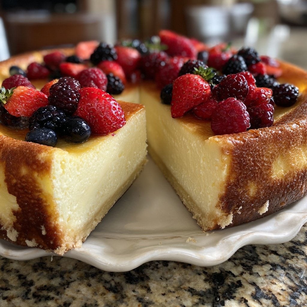 Käsekuchen mit Frischkäse