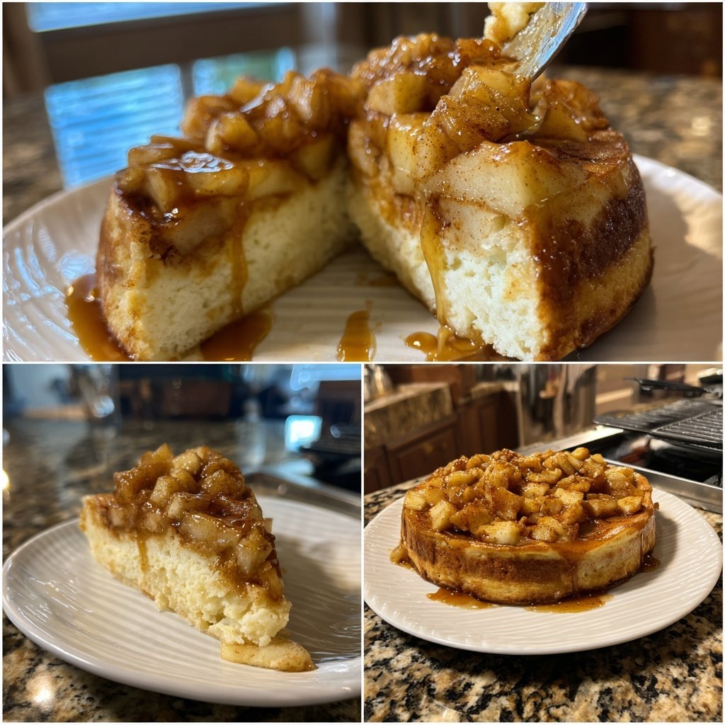 Pfannkuchen mit Apfel-Zimt-Topping