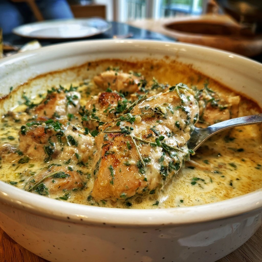 Hausmannskost Cremiges Hähnchen mit Kartoffelpüree