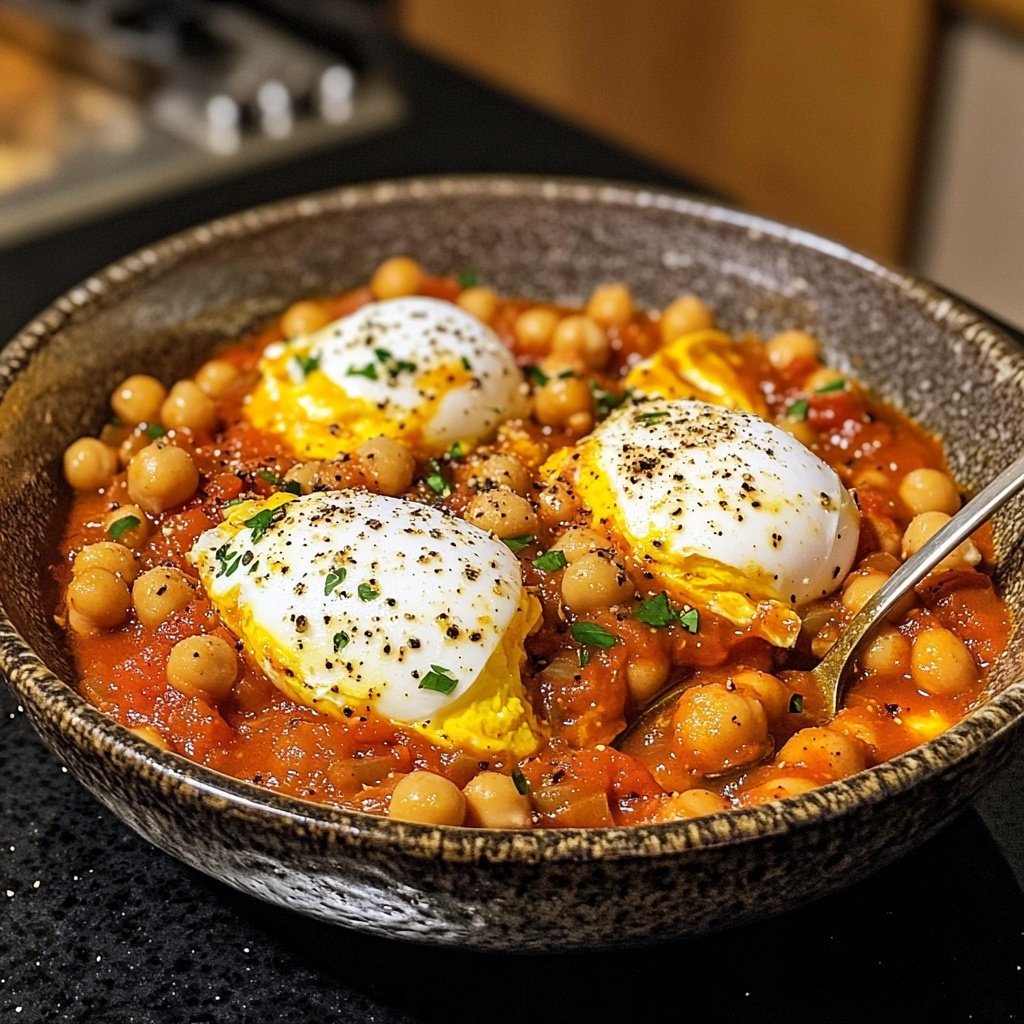 Shakshuka mit Kichererbsen