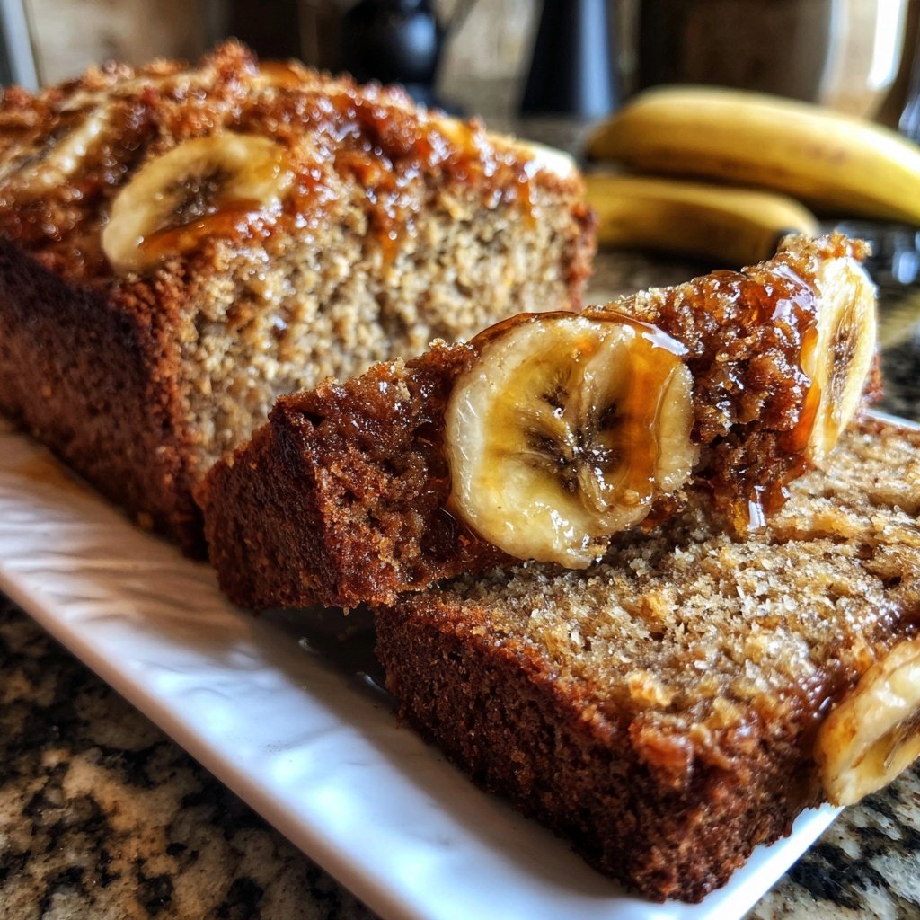 Bananenbrot mit Zimt und Honig