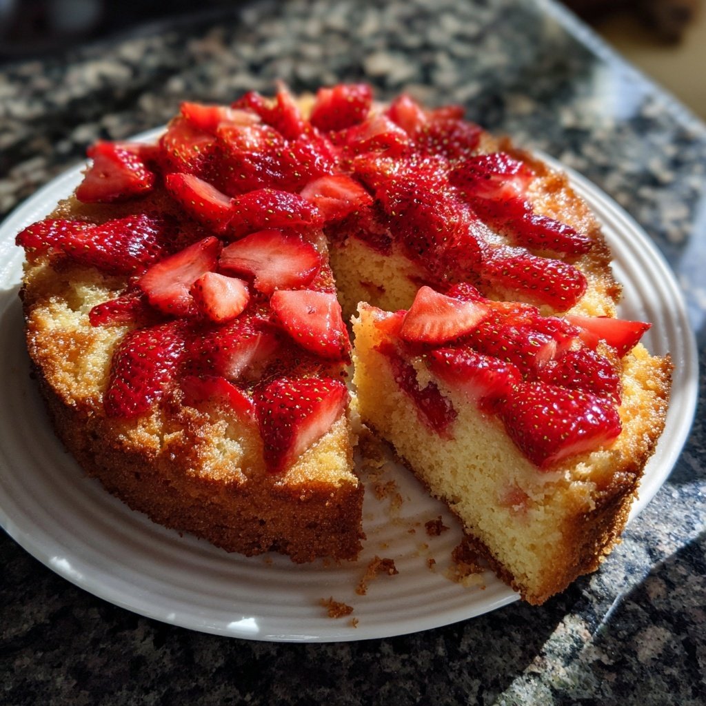 Erdbeerkuchen Vom Blech