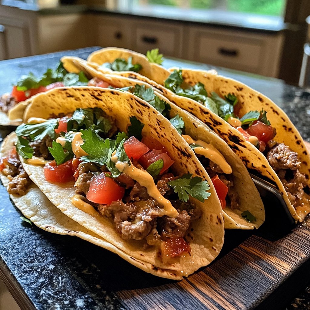 Hackfleisch Tacos Füllung