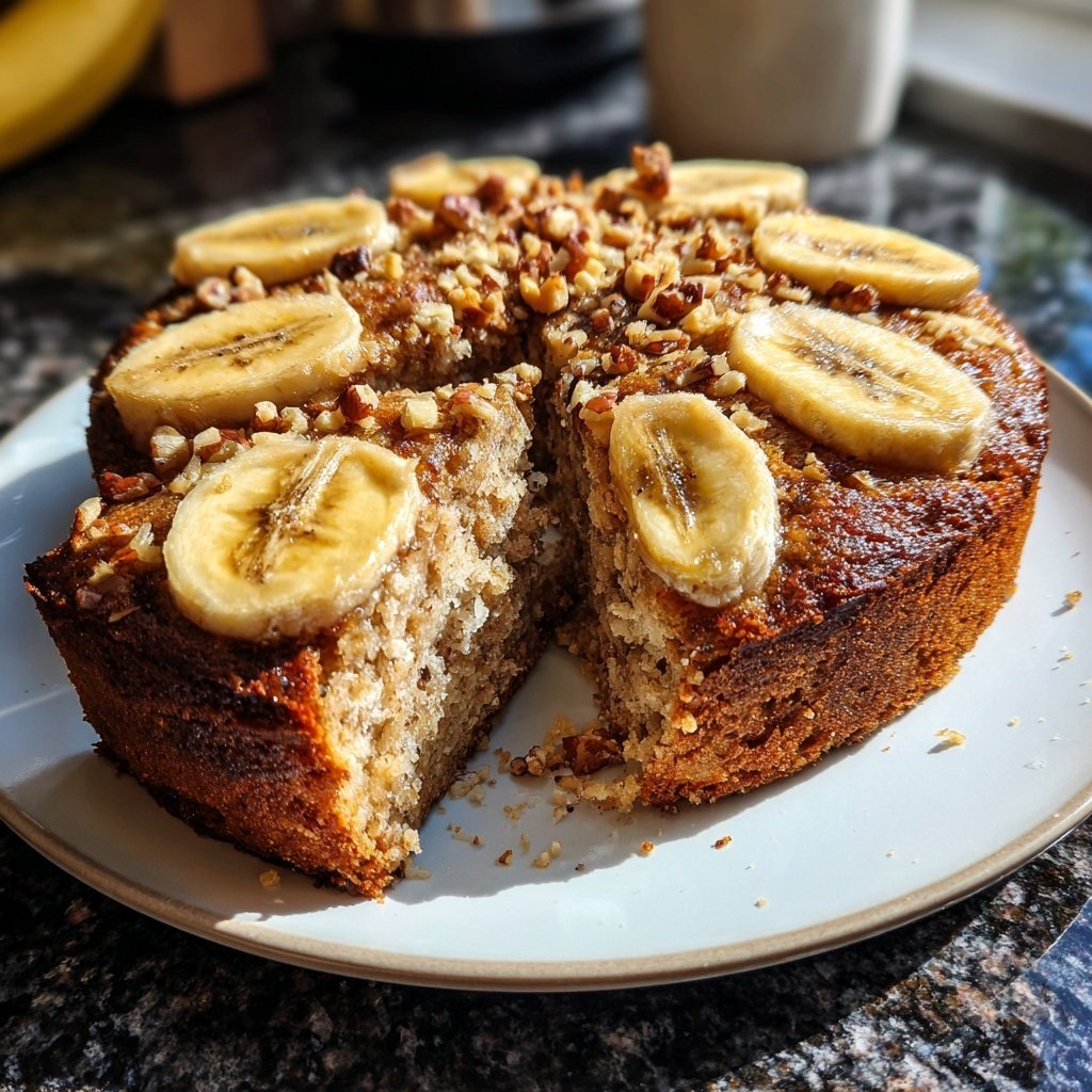 Gesunder Bananenkuchen ohne Zucker