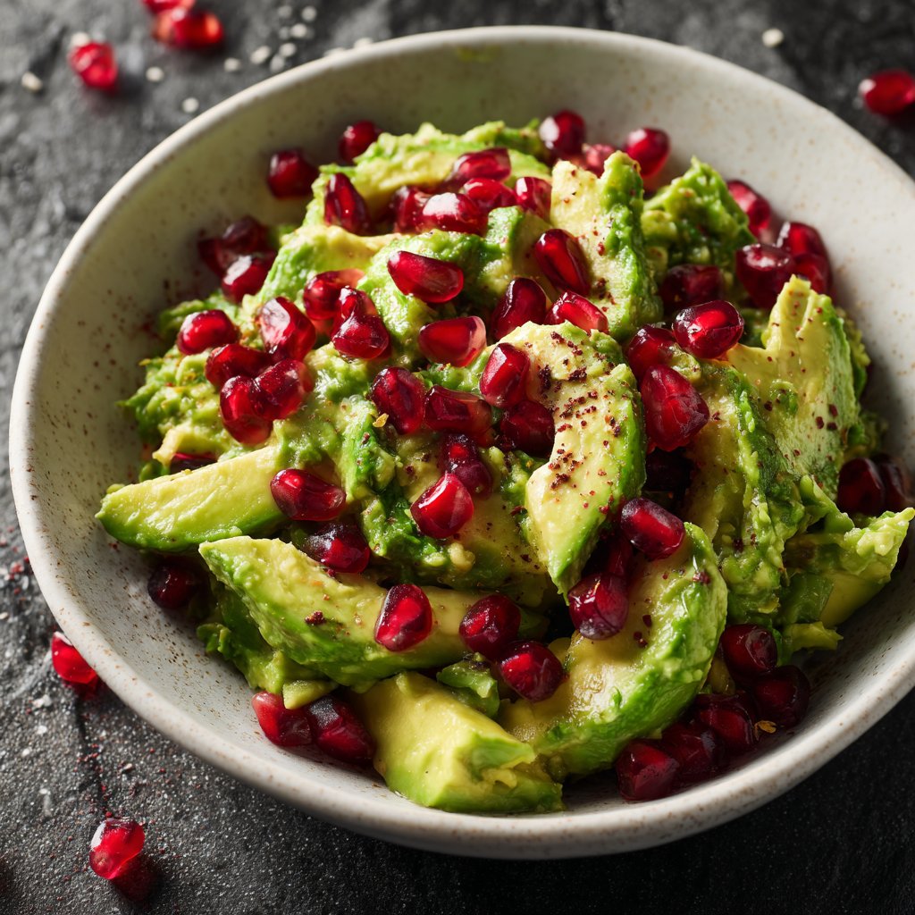 Avocadosalat mit Granatapfel