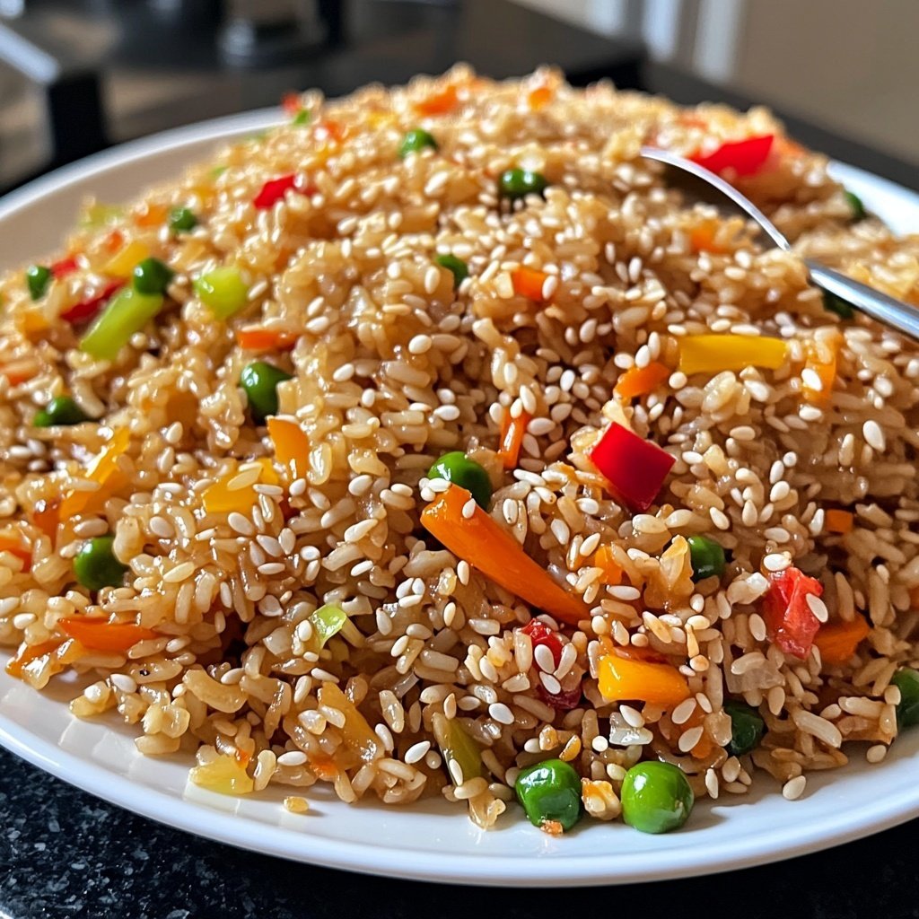 Gebratener Reis mit Sesamöl