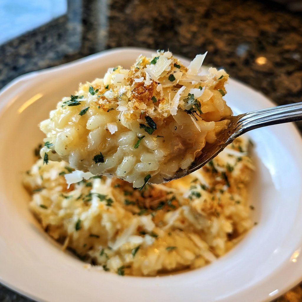 Risotto mit Sellerie und Parmesan