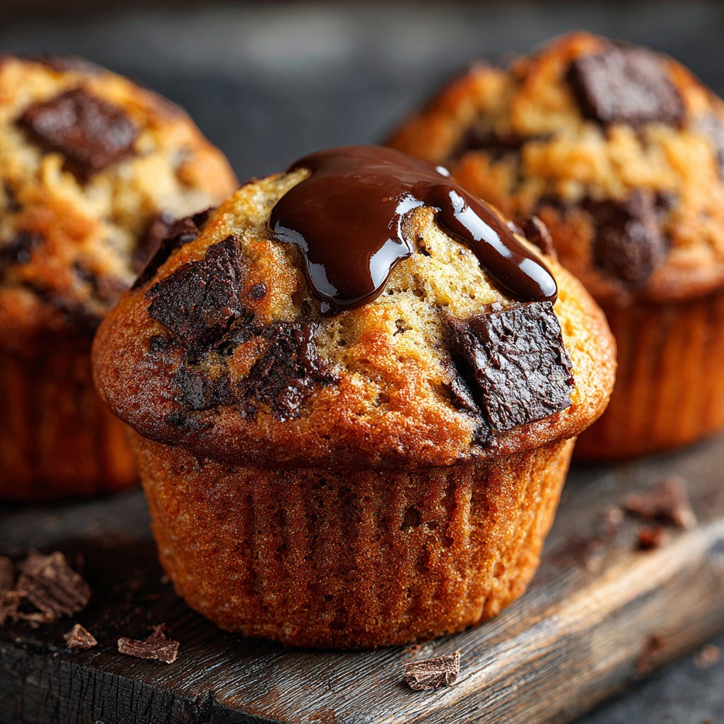 Muffins mit Schokostücken extra