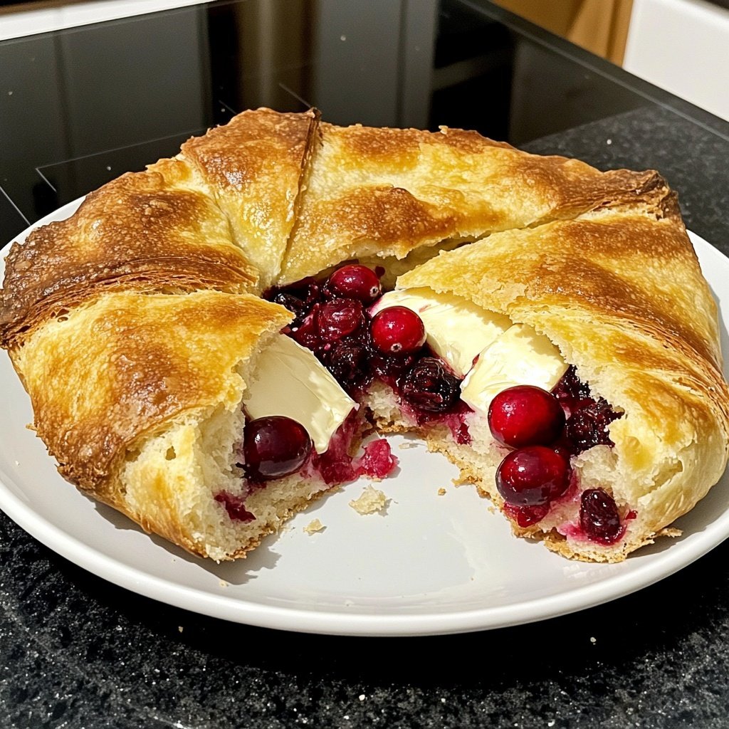 Cranberry-Brie-gefülltes Hähnchen