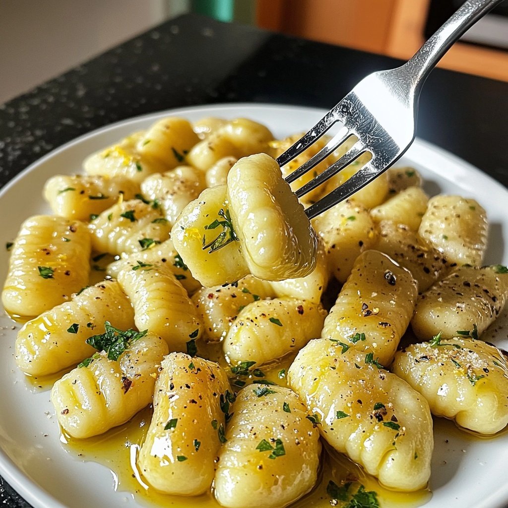 Gnocchi mit Zitronenöl