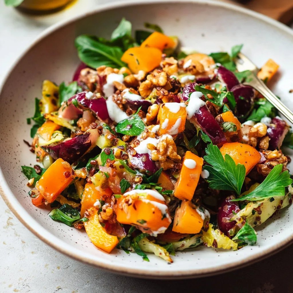 Gebratener Kürbis-Linsen-Salat