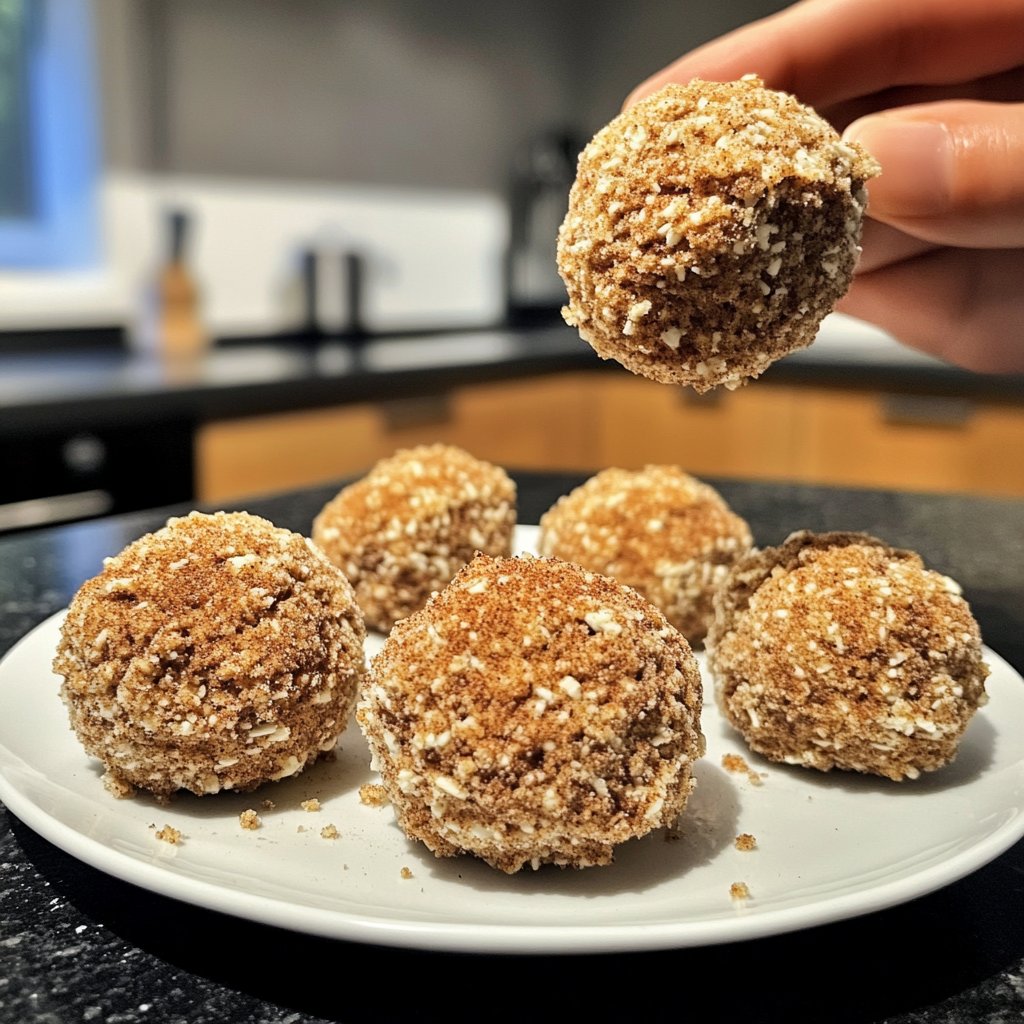 Protein Bällchen mit Zimt